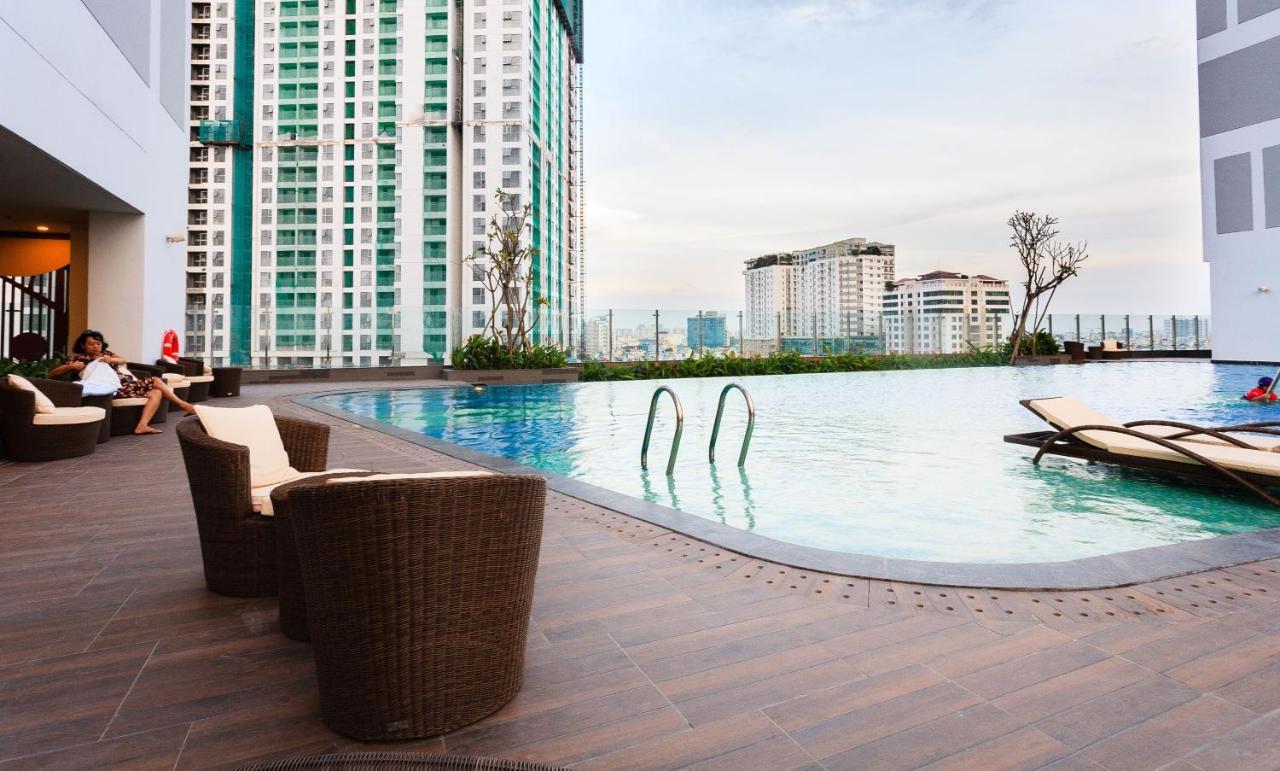 River Inn Apartment With Pool & Gym Ho Chi Minh-staden Exteriör bild